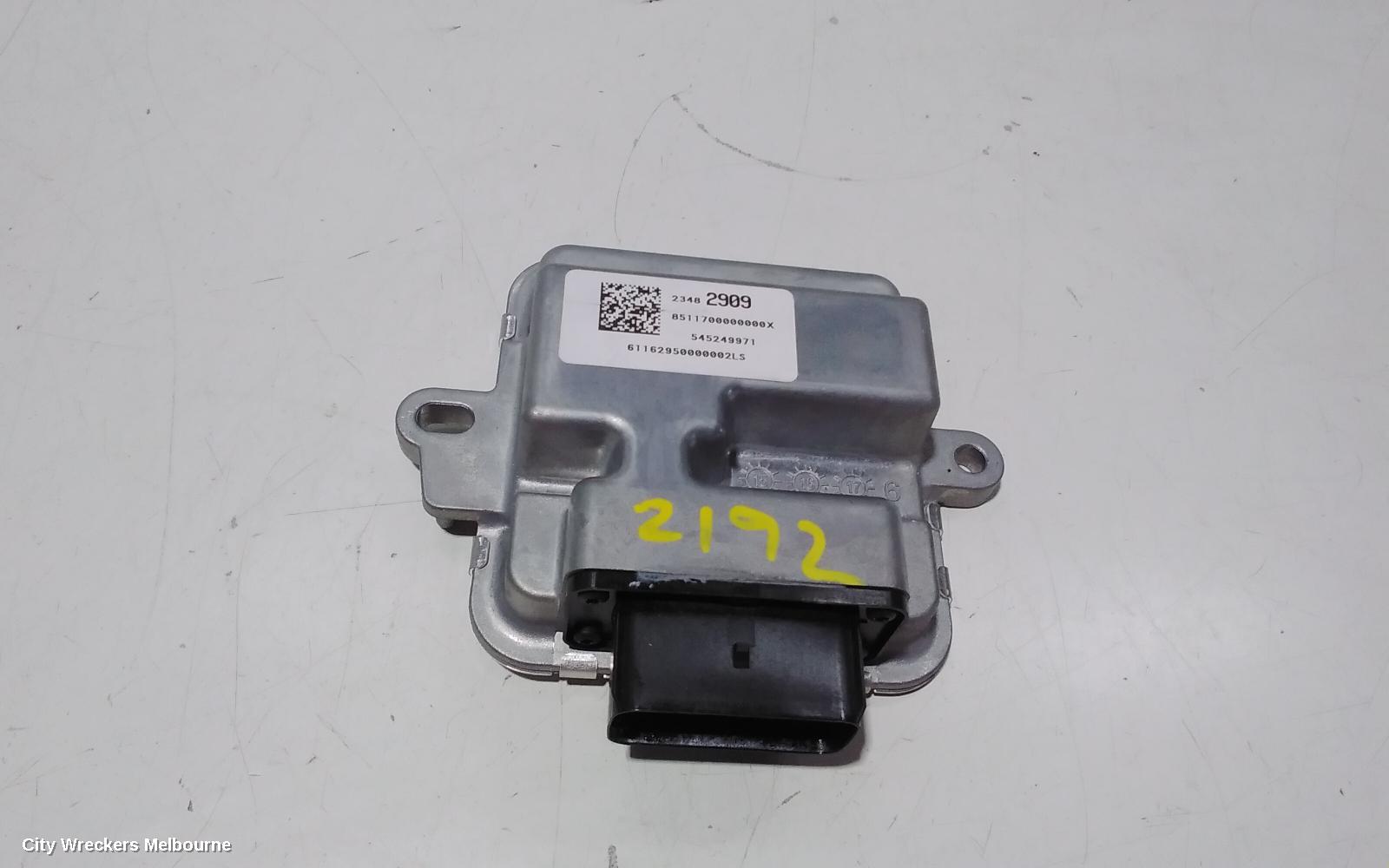 HOLDEN ASTRA, BK, 5DR HATCH/WAGON, 09/2016 - 12/2020, 23482909 FUEL PUMP POWER CONTROL MODULE: 102552