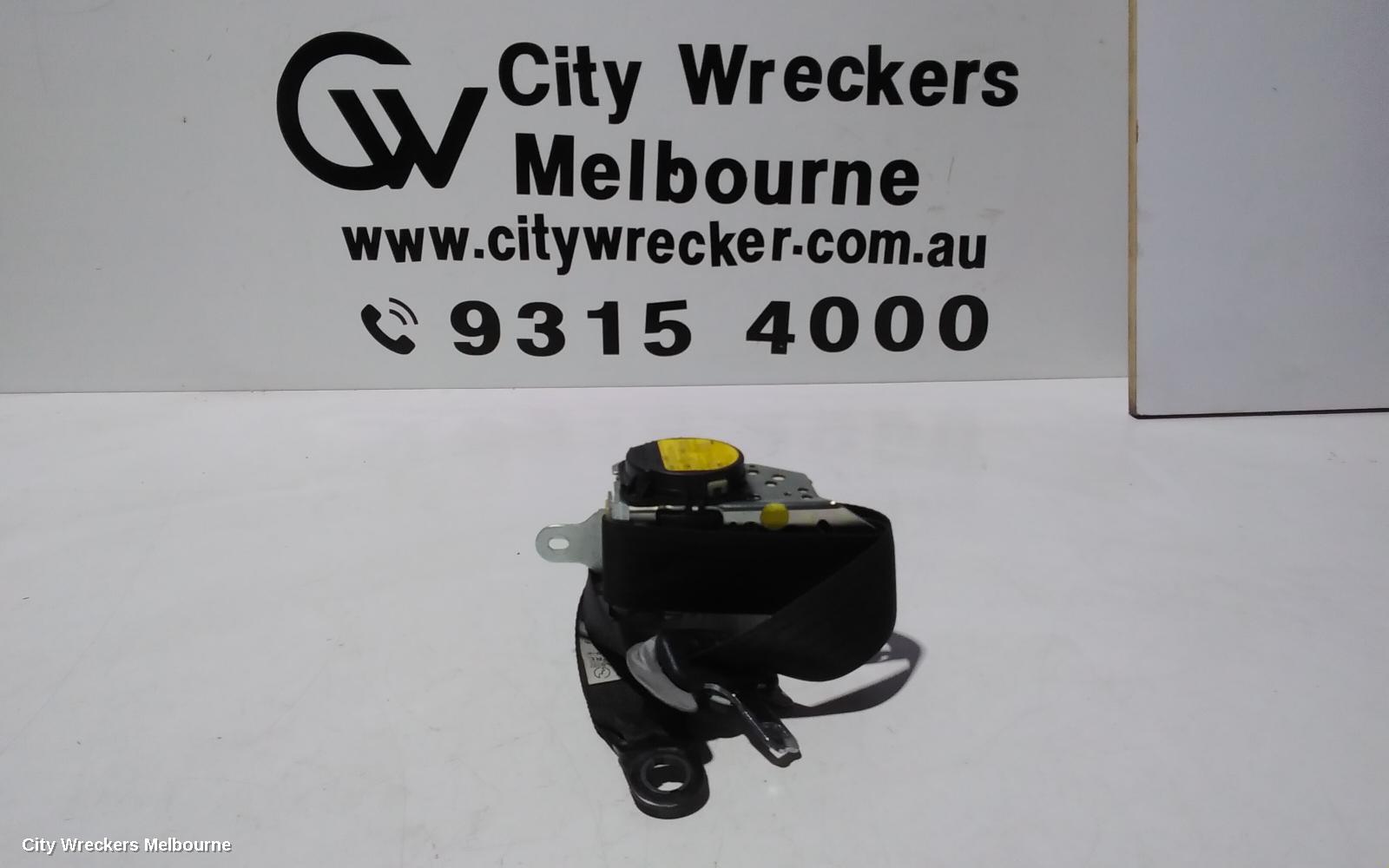 TOYOTA TARAGO SEATBELT/STALK, RH FRONT, SEAT BELT ONLY, GREY, ACR50R, 03/2006 - 03/2012