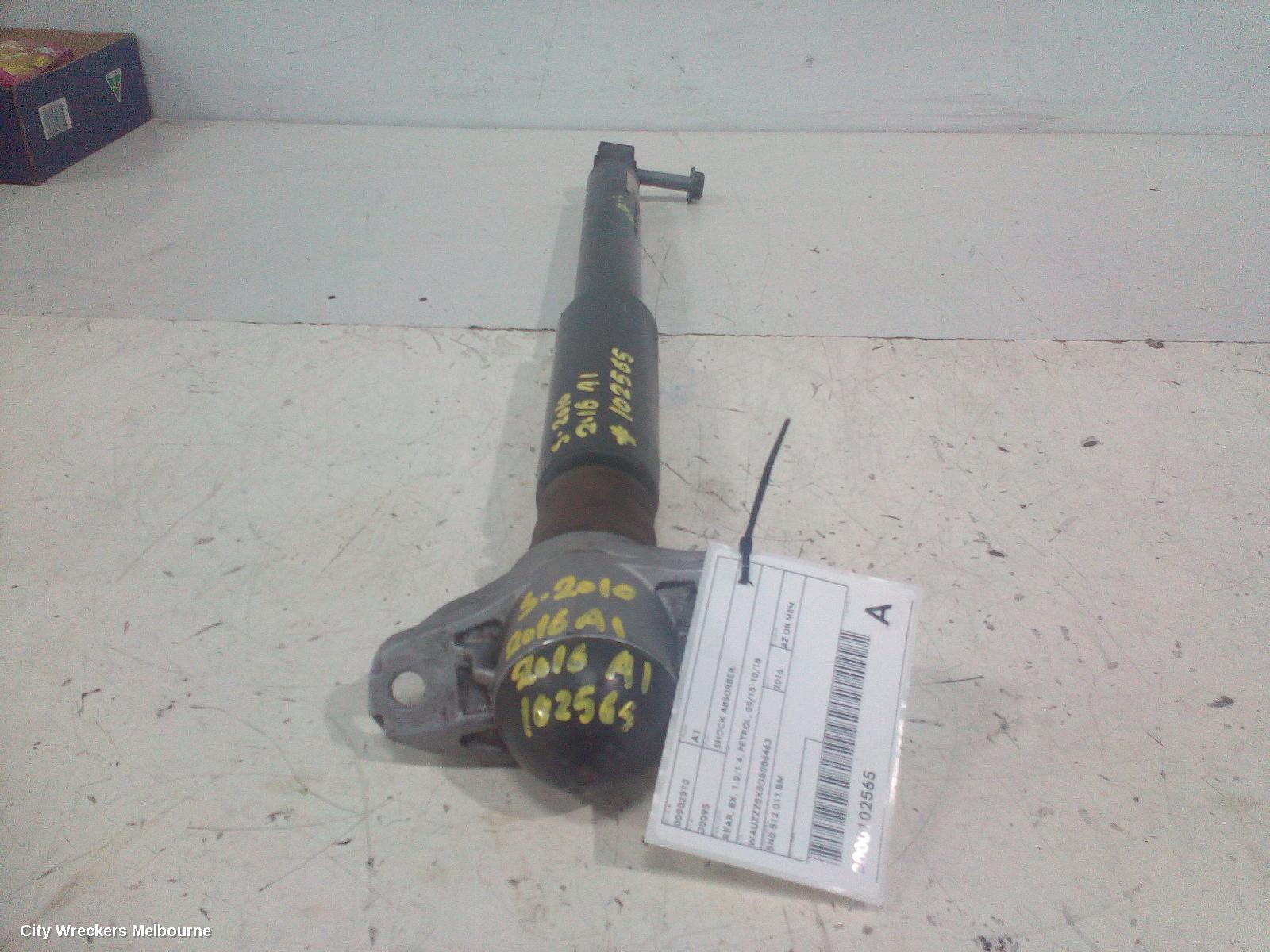 AUDI A1 SHOCK ABSORBER, REAR, 8X, 1.0/1.4, PETROL, 05/2015 - 10/2018