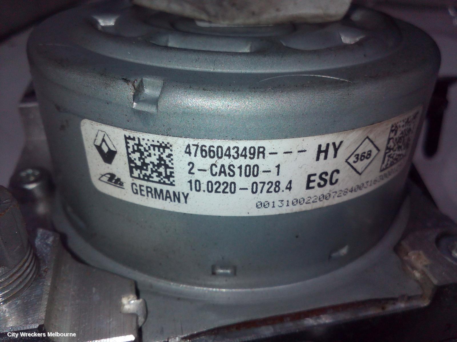 RENAULT MEGANE ABS PUMP/MODULATOR, GEN 4, 06/2016 - 02/2020