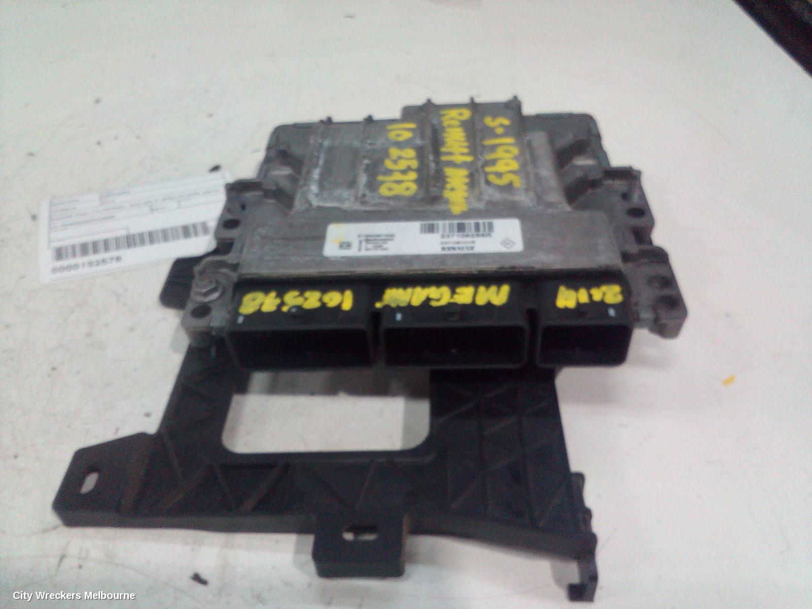RENAULT MEGANE ECU, ENGINE ECU, 1.2, PETROL, ECU ONLY, BFB/LFF/KFB, 06/2016 - 02/2020