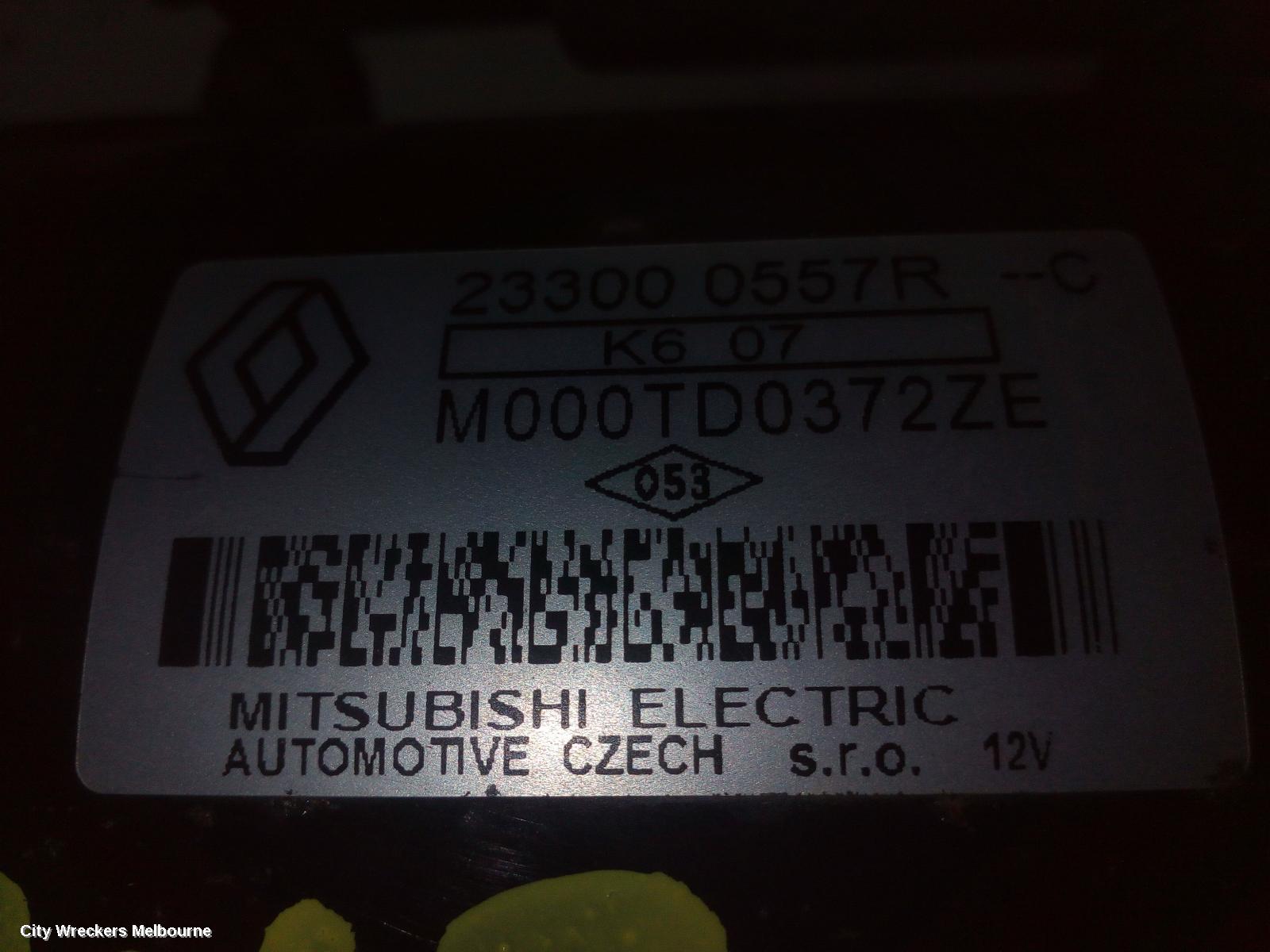 RENAULT MEGANE STARTER, PETROL, 1.2, BFB/LFF/KFB, 06/2016 - 02/2020