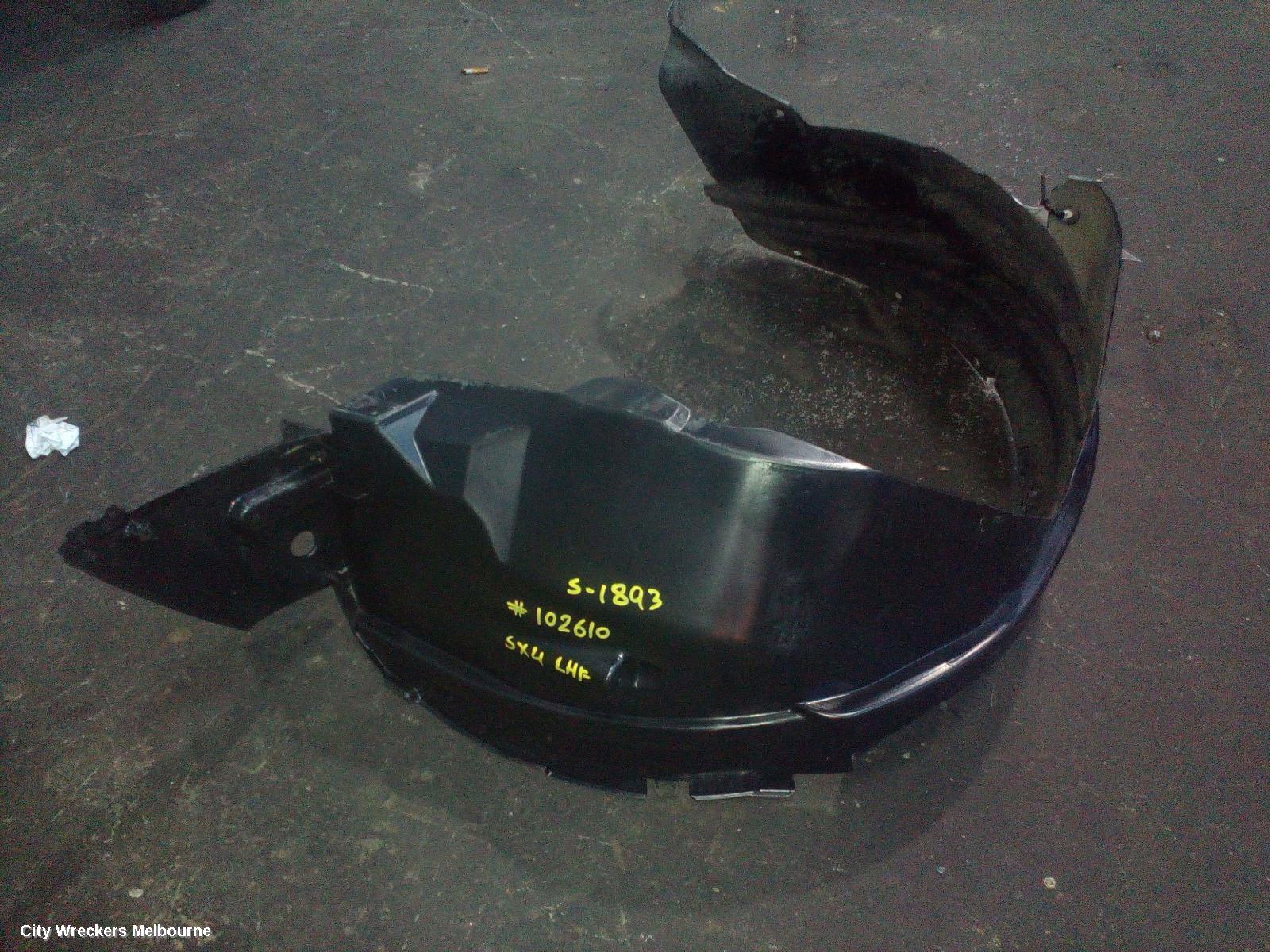 SUZUKI SX4 LEFT GUARD LINER, FRONT, 02/2007 - 01/2014