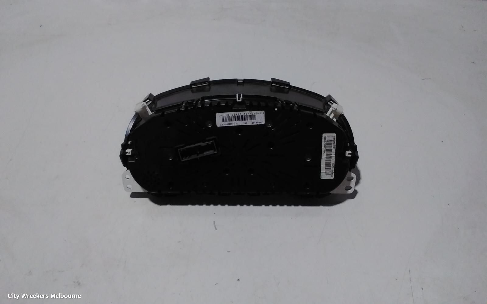 SUZUKI SX4 INSTRUMENT CLUSTER, AUTO T/M, J20B, 01/2010 - 01/2014