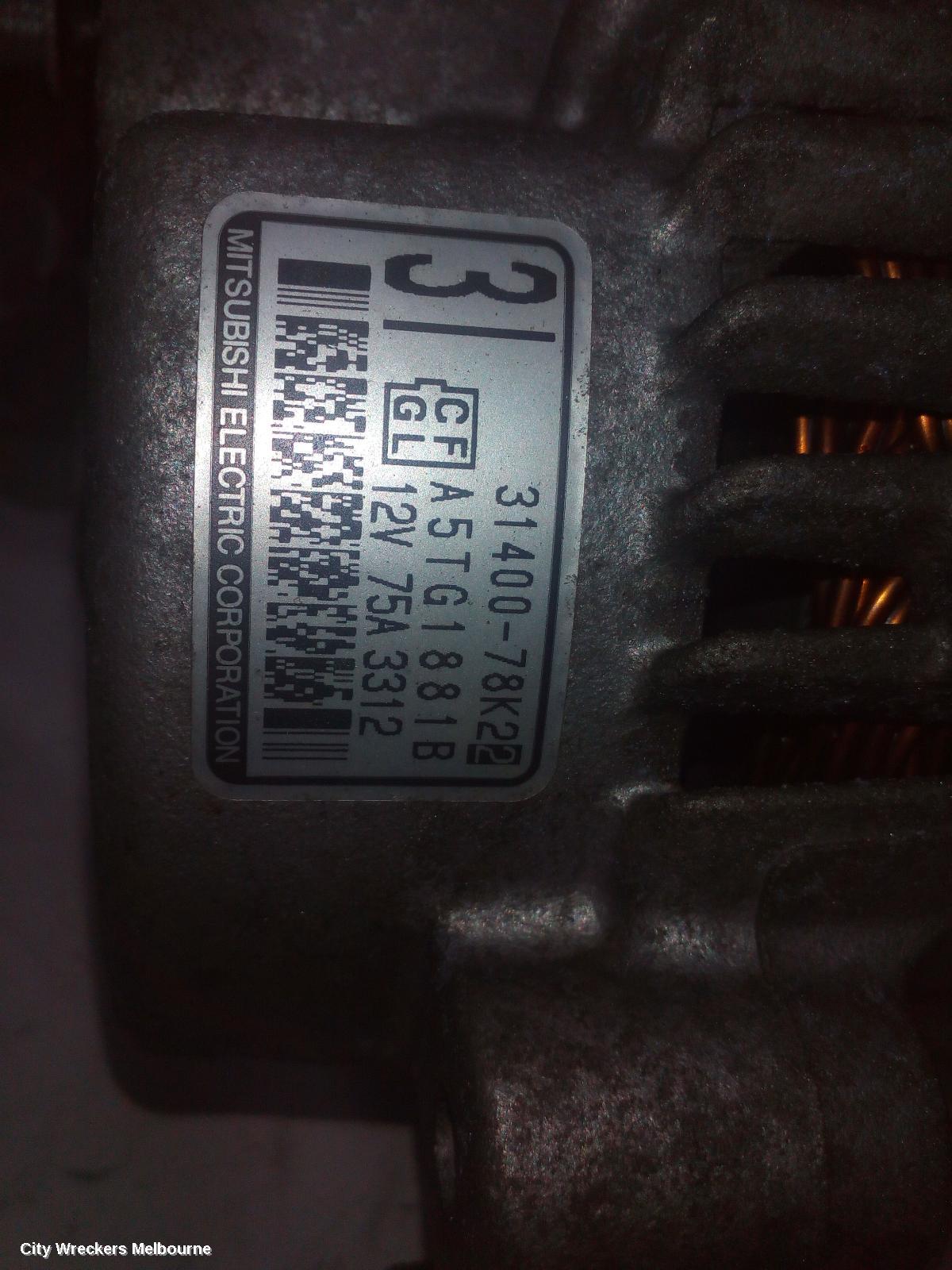 SUZUKI SX4 ALTERNATOR, PETROL, 2.0, J20B, 01/2010 - 01/2014