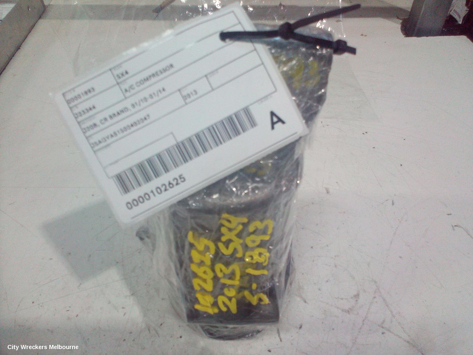 SUZUKI SX4 A/C COMPRESSOR, J20B, CR BRAND, 01/2010 - 01/2014
