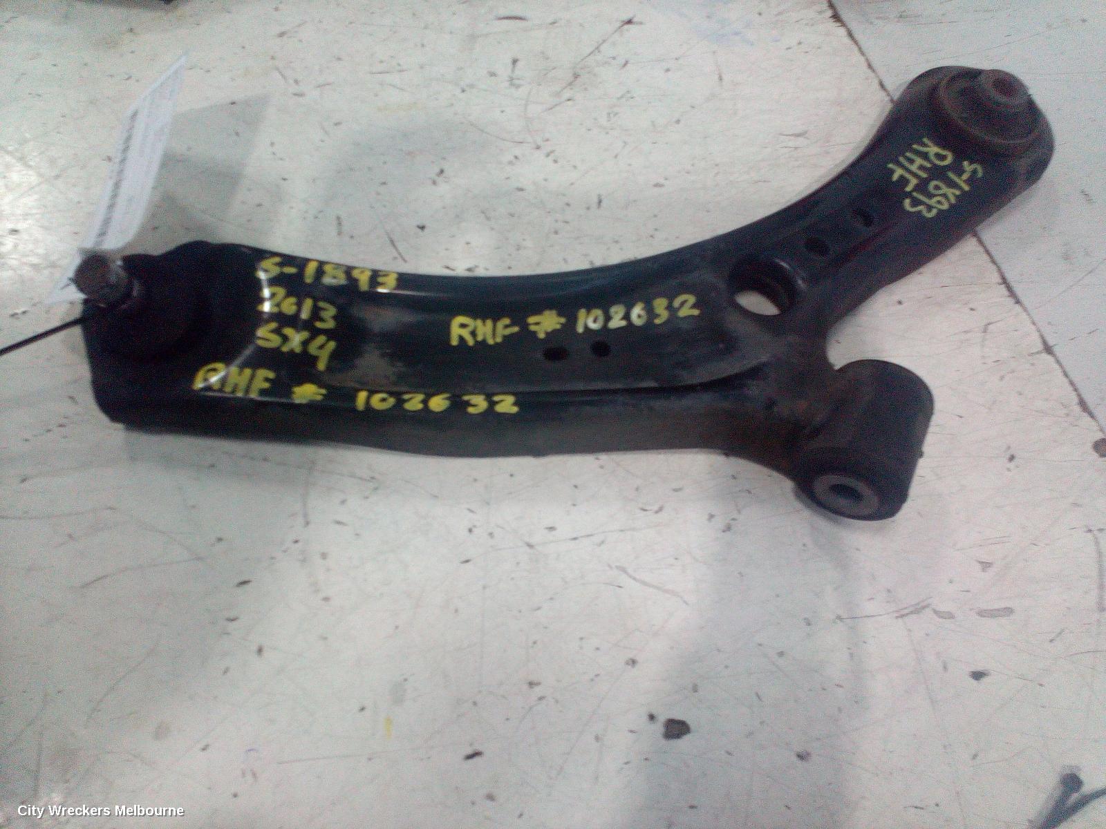 SUZUKI SX4 RIGHT FRONT LOWER CONTROL ARM, 01/2007 - 01/2014