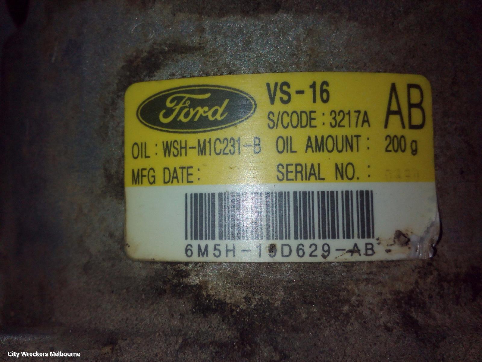 FORD FOCUS A/C COMPRESSOR, LT, 2.0, PETROL, 05/2007 - 04/2009