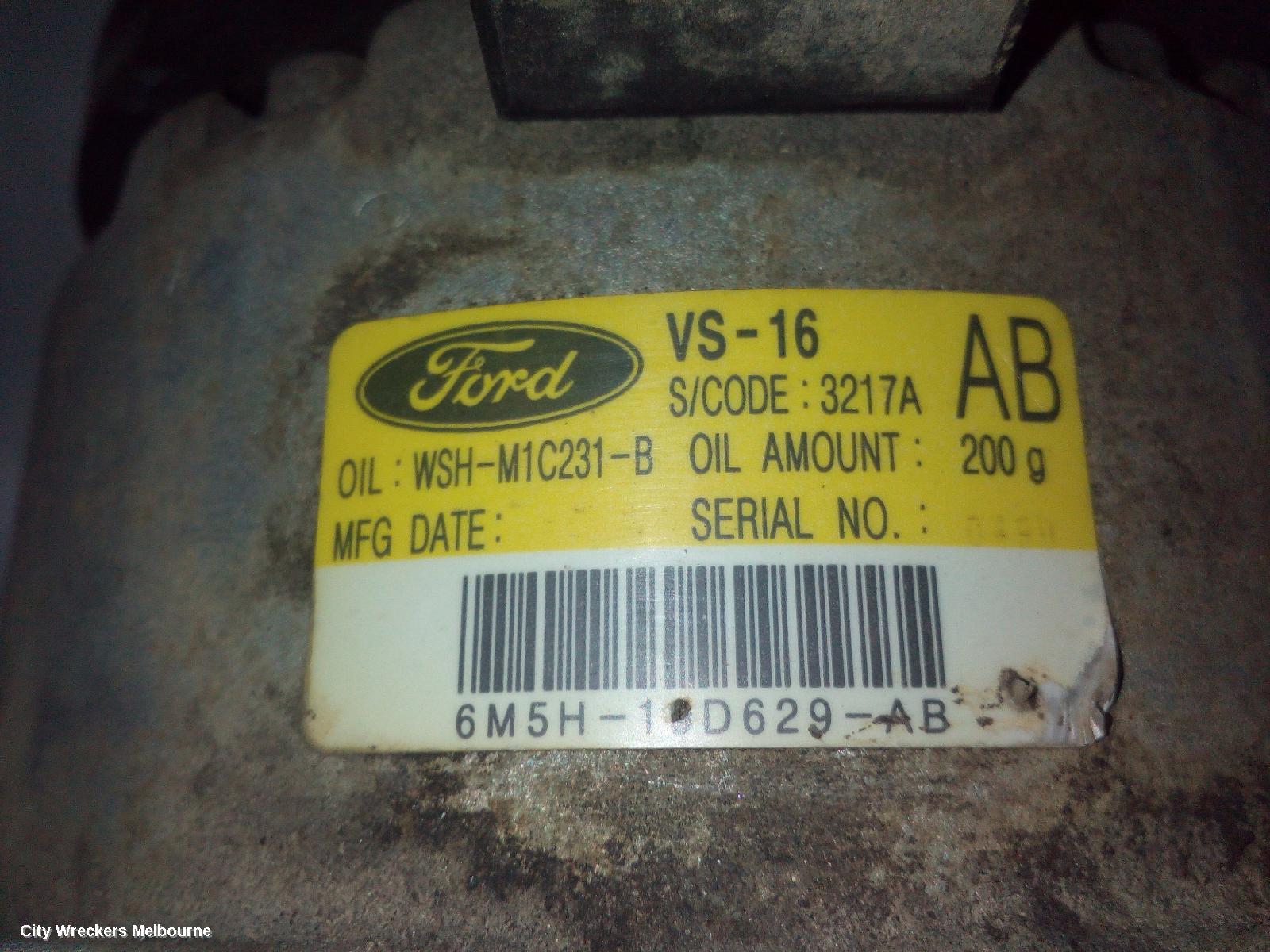 FORD FOCUS A/C COMPRESSOR, LT, 2.0, PETROL, 05/2007 - 04/2009