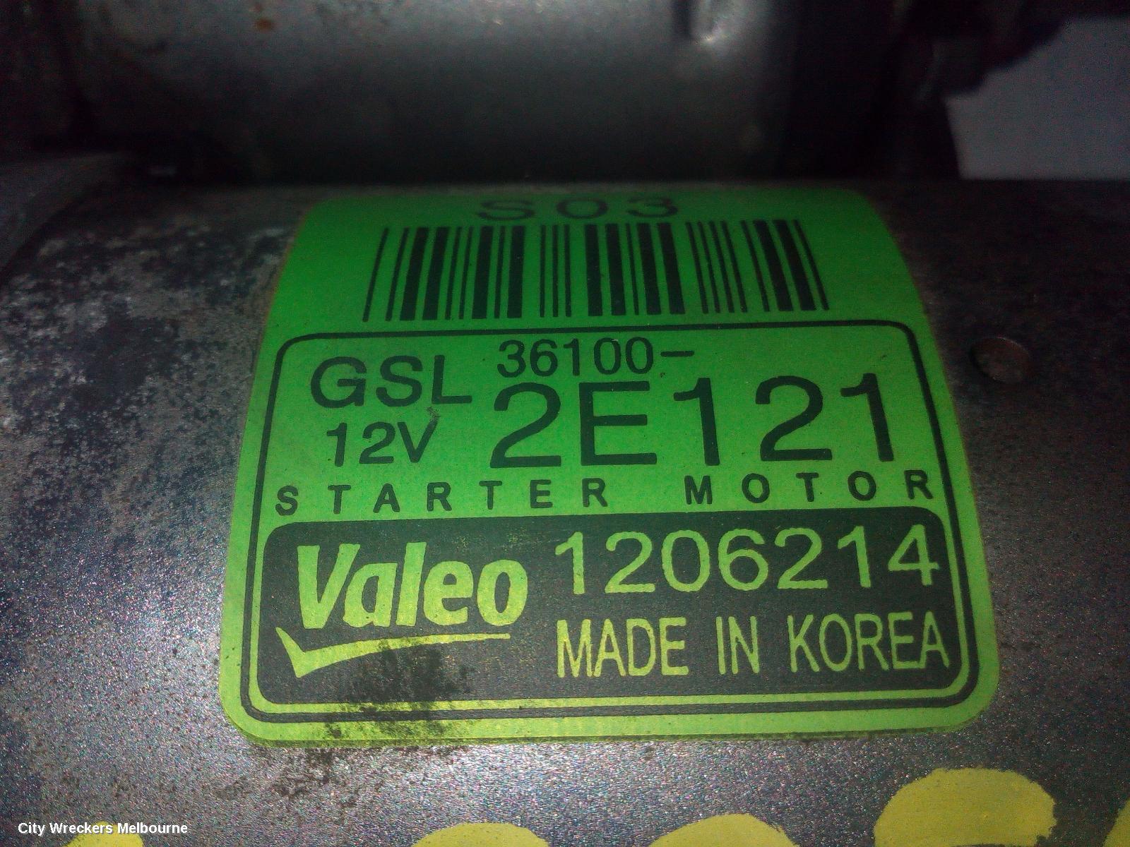 HYUNDAI IX35 STARTER, PETROL, 2.0, G4NC, LM SERIES, 06/2013 - 01/2016