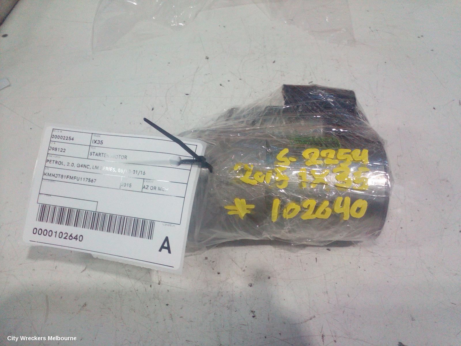 HYUNDAI IX35 STARTER, PETROL, 2.0, G4NC, LM SERIES, 06/2013 - 01/2016