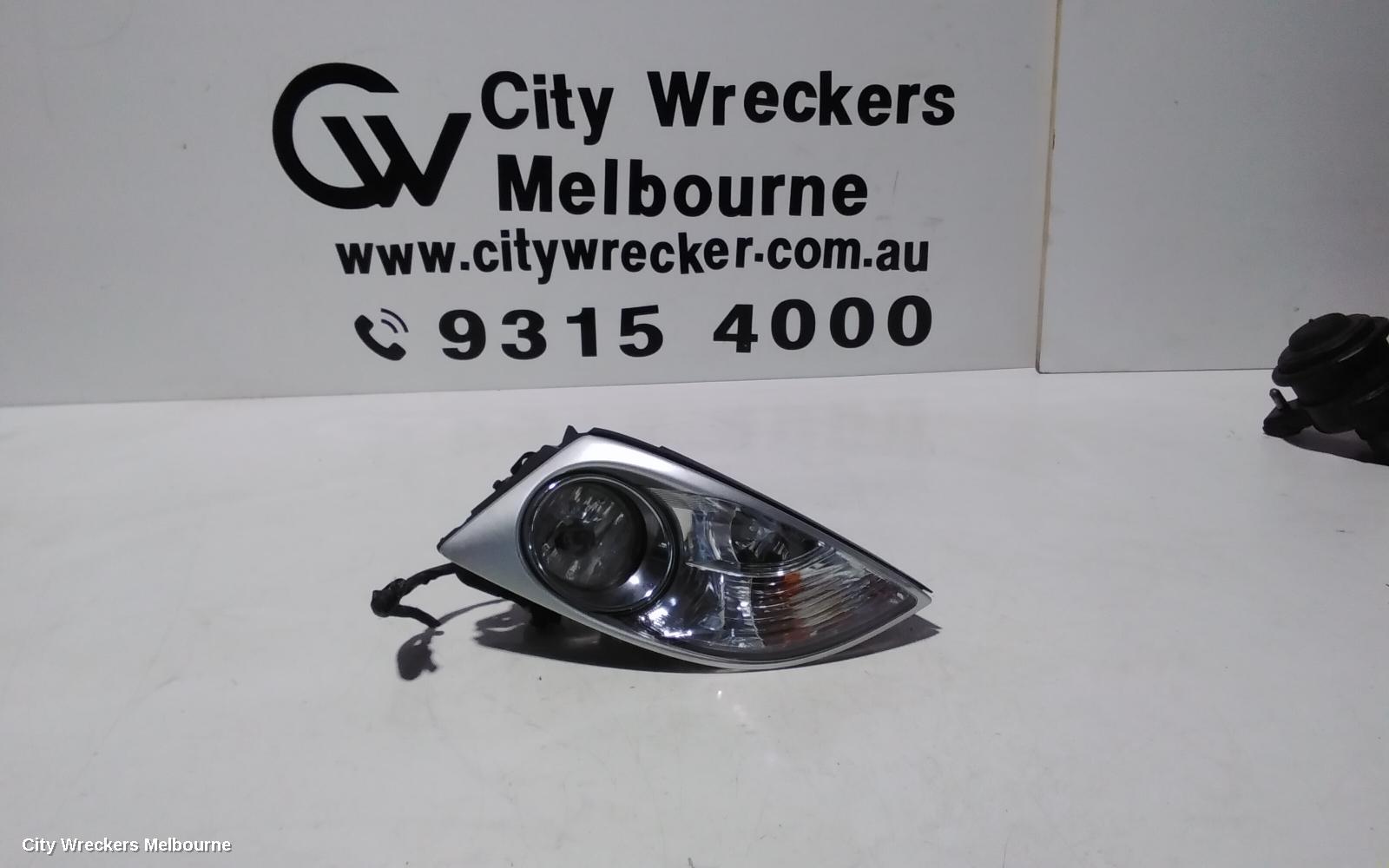 MAZDA CX7 LEFT INDICATOR/FOG/SIDE, BUMPER FOGLAMP, ER, 06/2009 - 02/2012