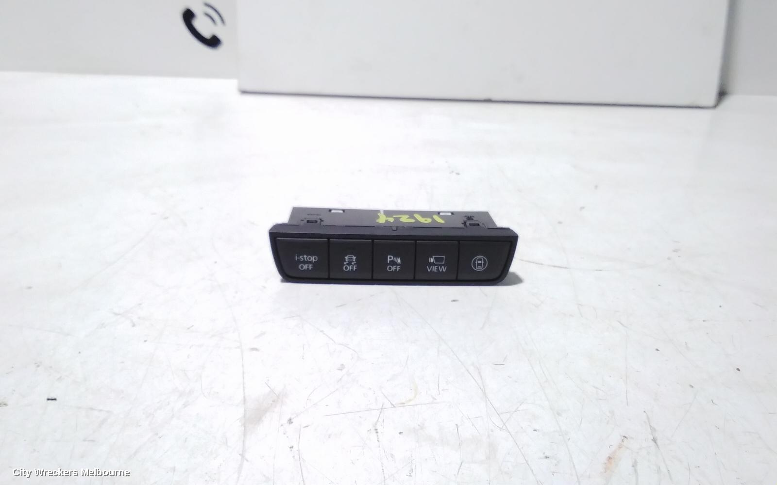 MAZDA 3, BP, 03/2019 ONWARDS, TRACTION CONTROL SWITCH GJE8-66170A: 102662
