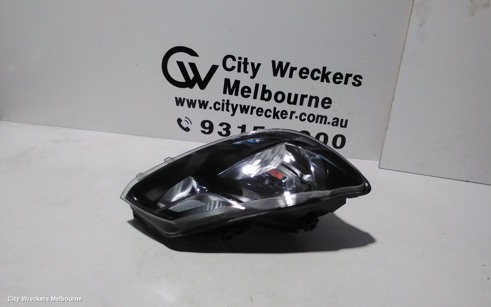 VOLKSWAGEN CADDY RIGHT HEADLAMP, 2K, H4 TYPE, 08/2010 - 06/2015
