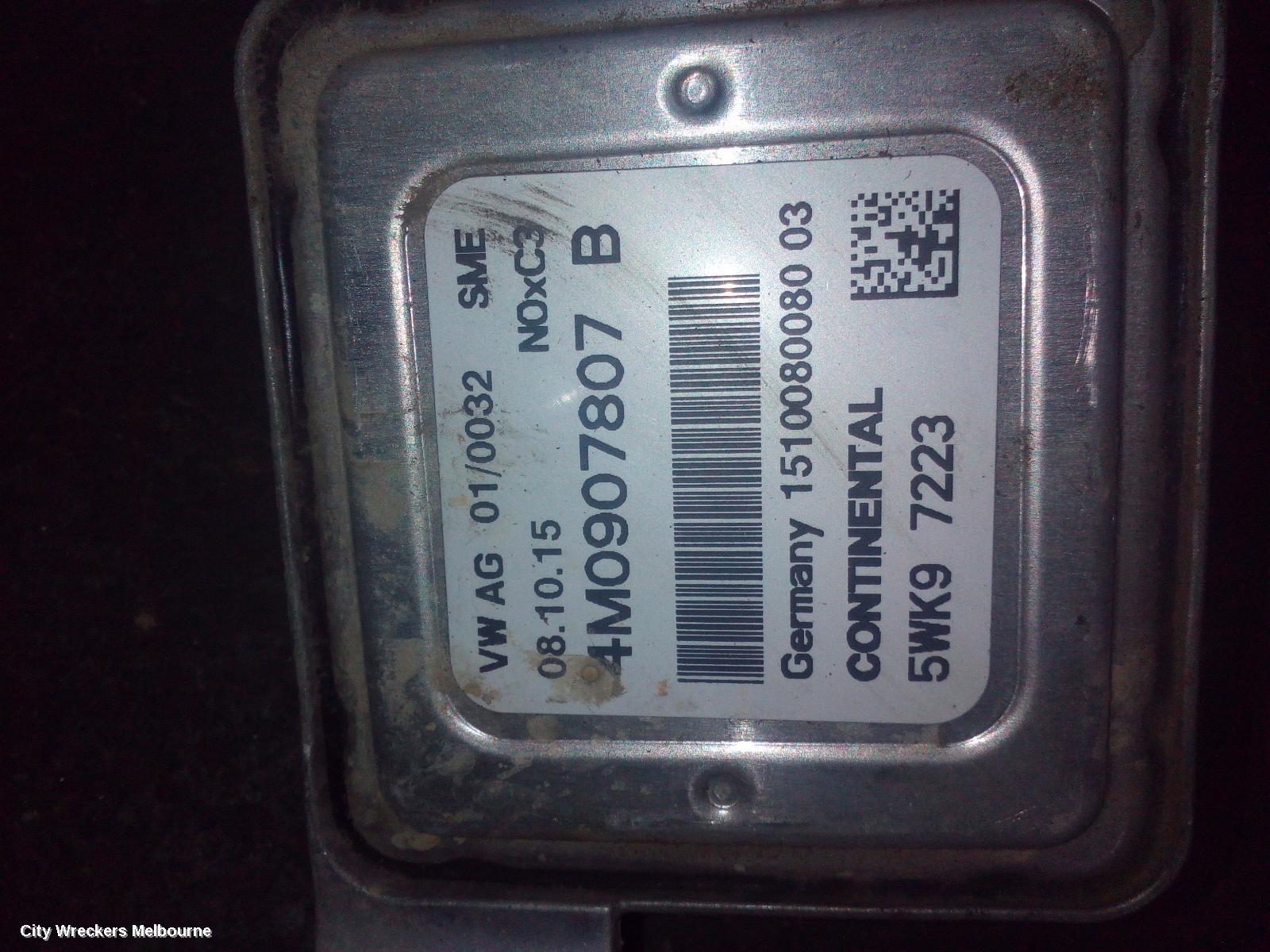 AUDI Q7 CATALYTIC CONVERTER, UNDER CAR-CAT TYPE, 3.0, DIESEL, CRTC/CZZA CODE, 4M, 09/2015 - 03/2020