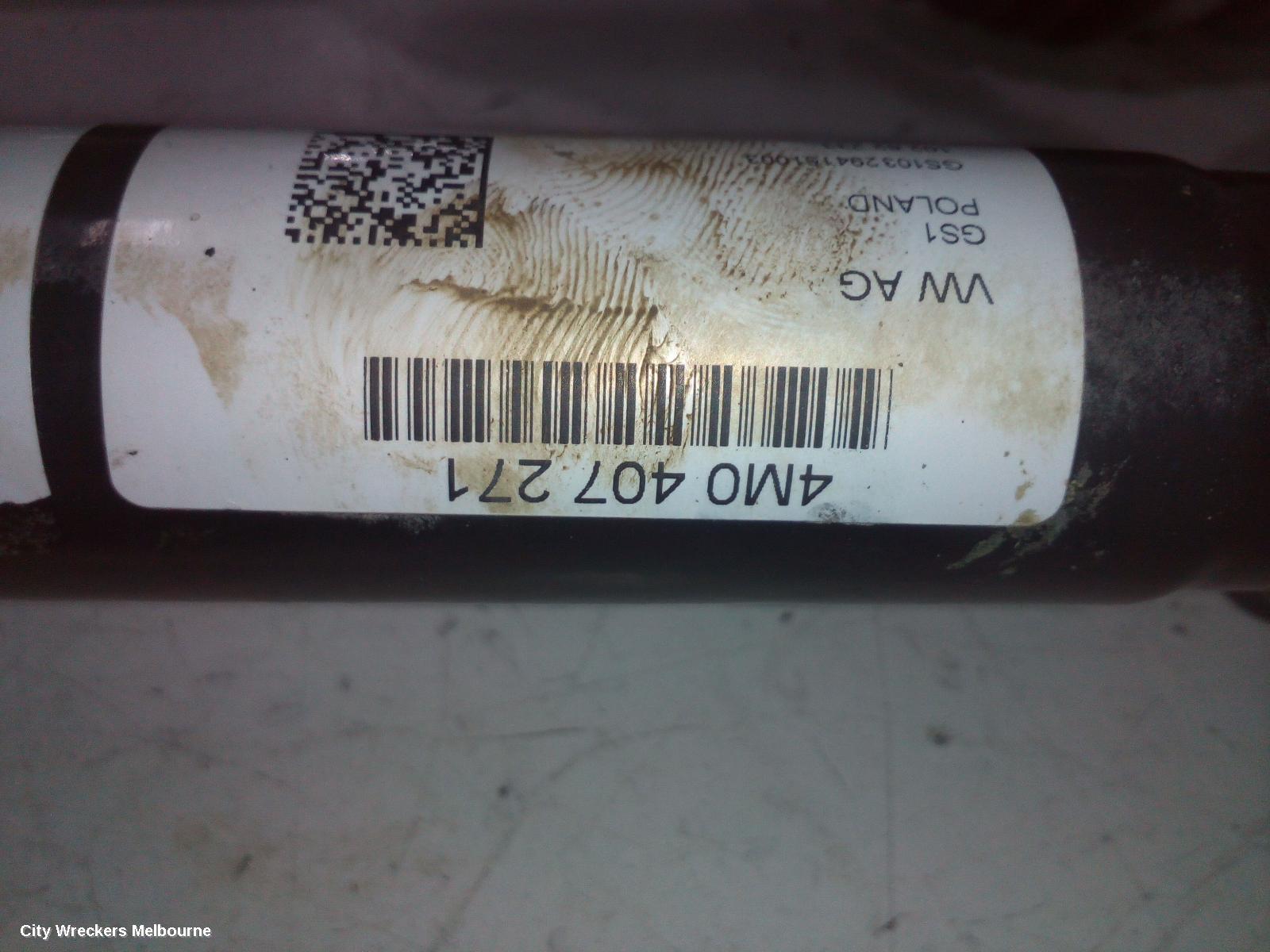 AUDI Q7 LEFT DRIVESHAFT, FRONT, 3.0, DIESEL, CZZA/CRTC/DHXC/DHXA CODE, 4M, 09/2015 ONWARDS