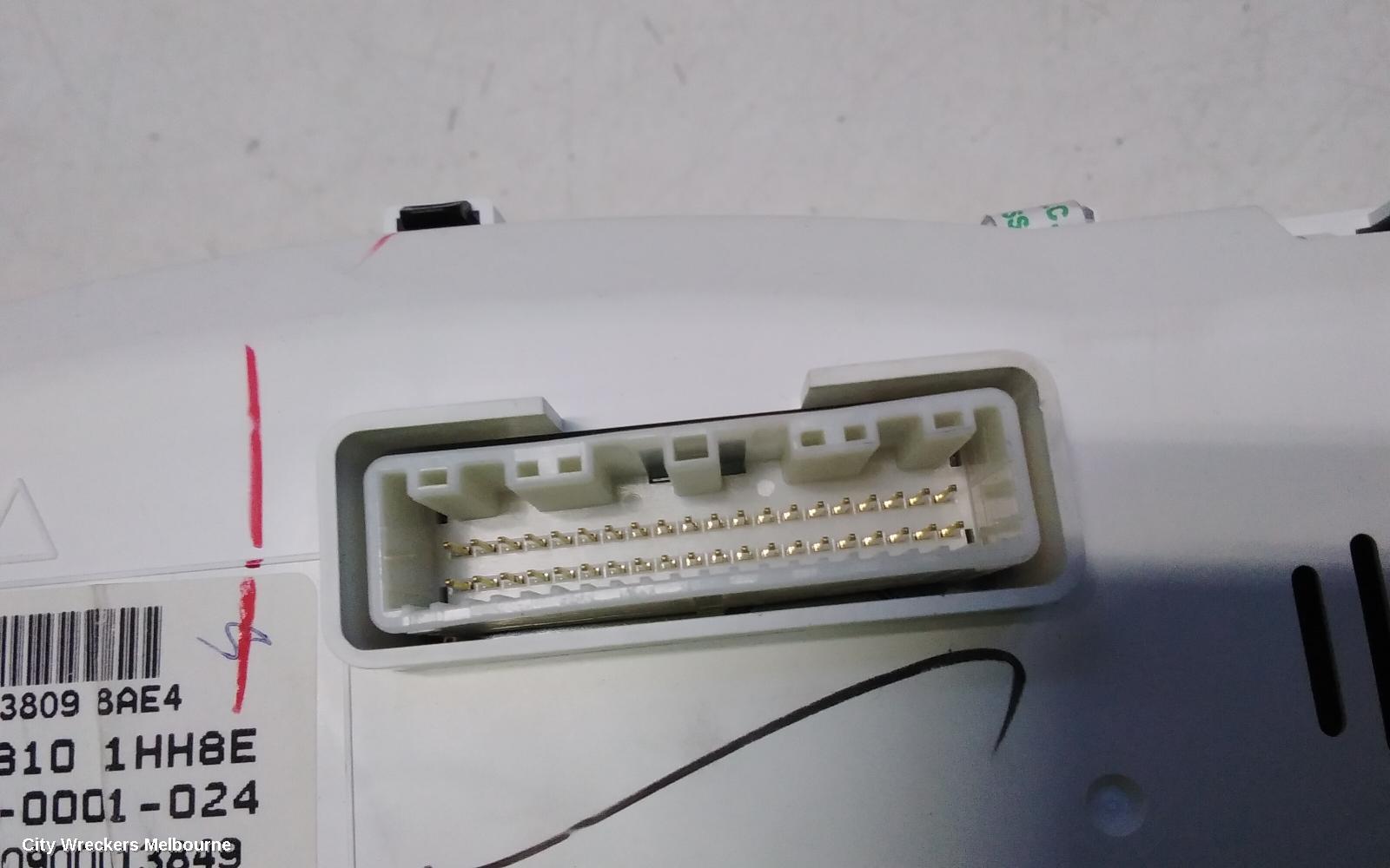 NISSAN MICRA INSTRUMENT CLUSTER, AUTO T/M, K13, 11/2010 - 03/2015