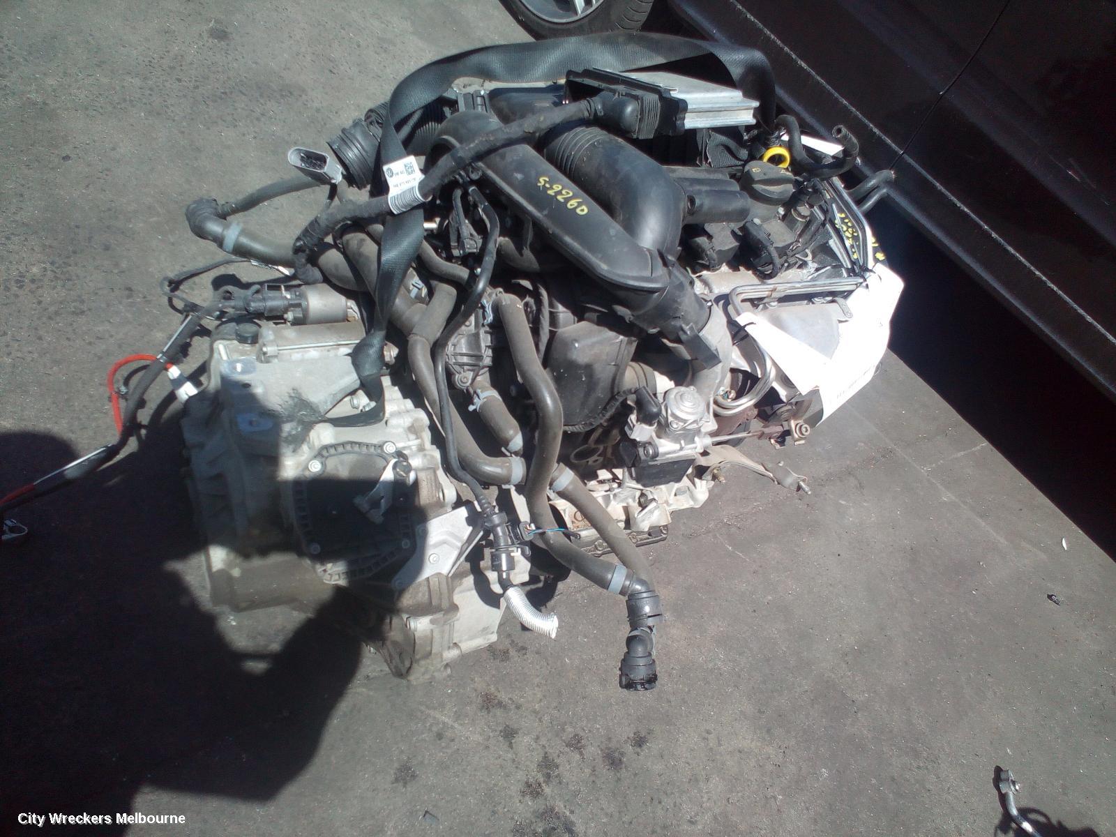 VOLKSWAGEN GOLF TRANS/GEARBOX, AUTO, PETROL, 1.4, TURBO, GEN 7, RES CODE, 07/2015 - 08/2020