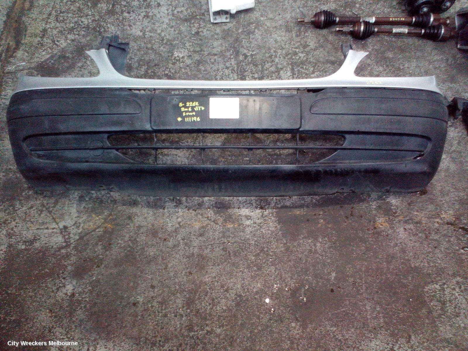 MERCEDES VITO REAR BUMPER, BUMPER BAR (CENTRE), 639, NON PARK & NON TOWBAR TYPE, 04/2004 - 02/2015
