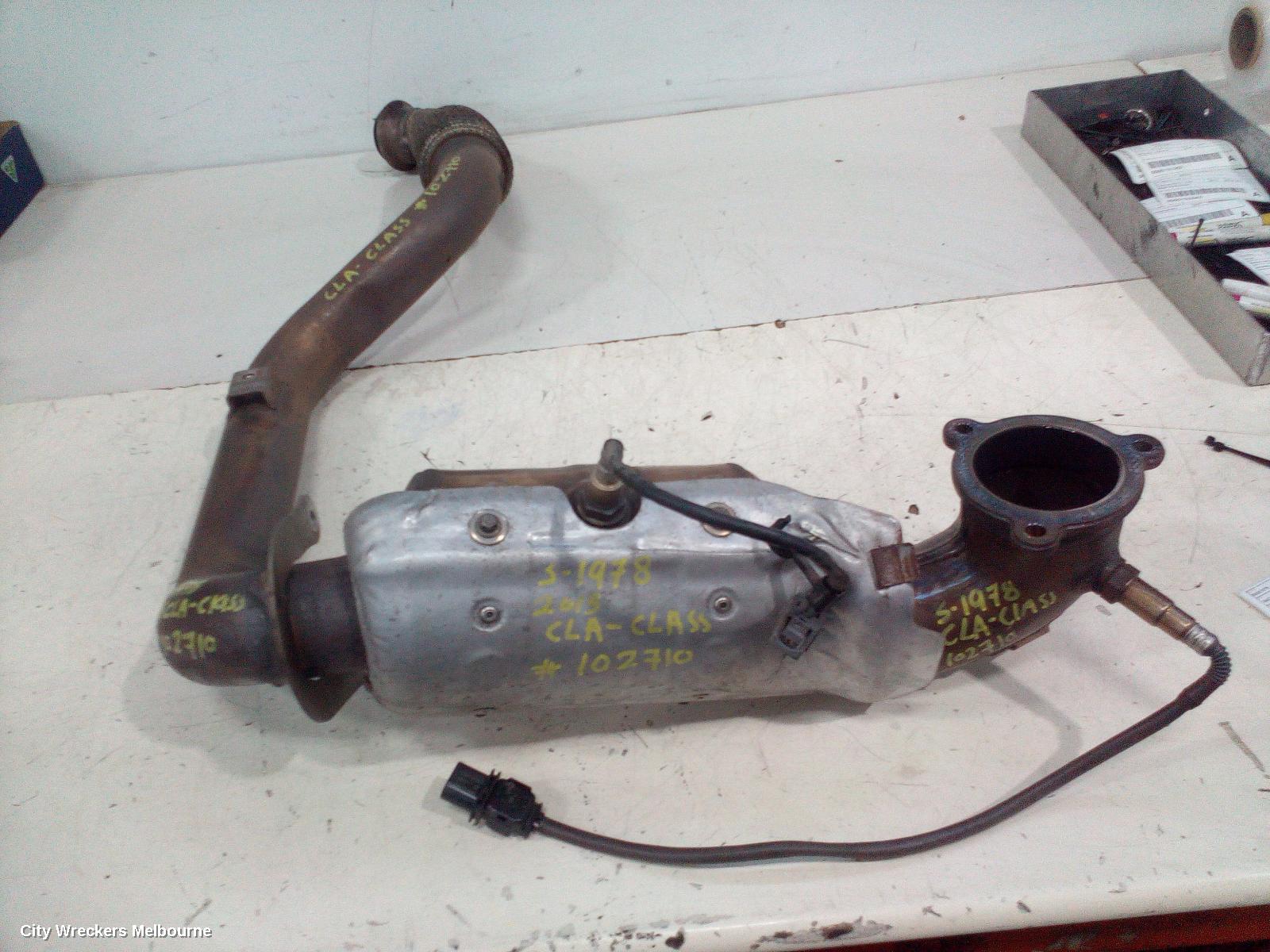 MERCEDES CLA CLASS CATALYTIC CONVERTER, DOWNPIPE-CAT TYPE, PETROL, 2.0, TURBO, 270.920 CODE, CLA250, C117/X117, 09/2013 - 01/2019