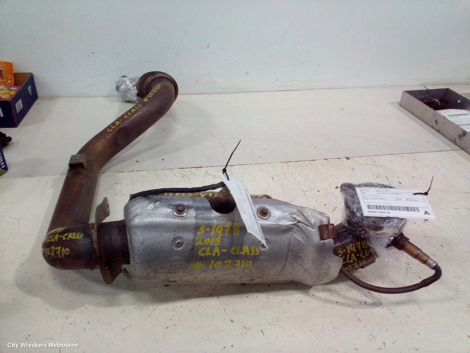 MERCEDES CLA CLASS CATALYTIC CONVERTER, DOWNPIPE-CAT TYPE, PETROL, 2.0, TURBO, 270.920 CODE, CLA250, C117/X117, 09/2013 - 01/2019