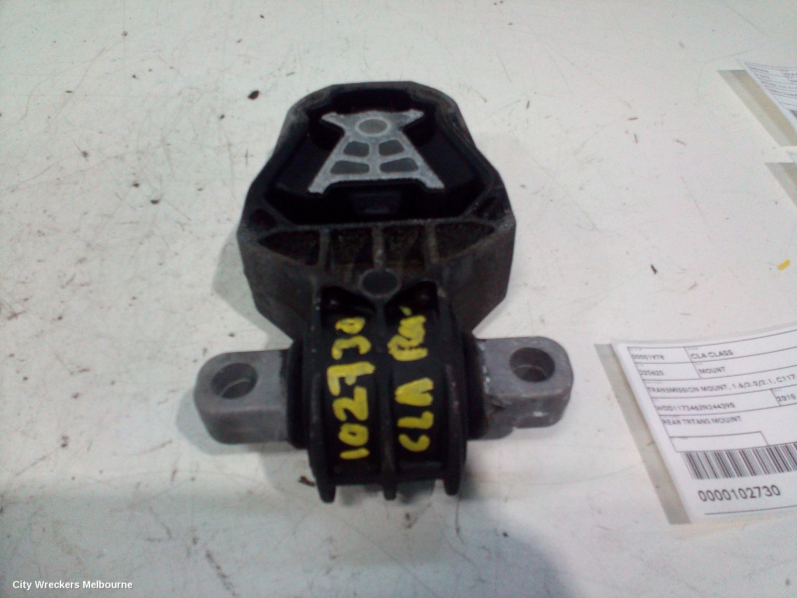 MERCEDES CLA CLASS MOUNT, TRANSMISSION MOUNT, 1.6/2.0/2.1, C117, 10/2013 - 02/2019