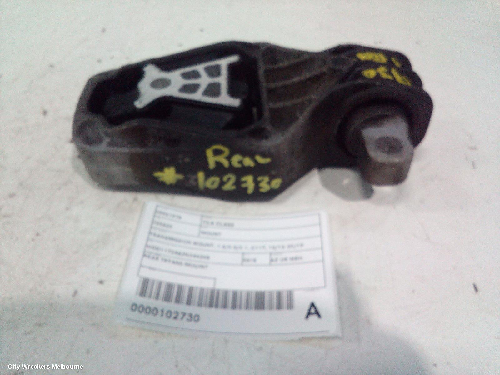 MERCEDES CLA CLASS MOUNT, TRANSMISSION MOUNT, 1.6/2.0/2.1, C117, 10/2013 - 02/2019