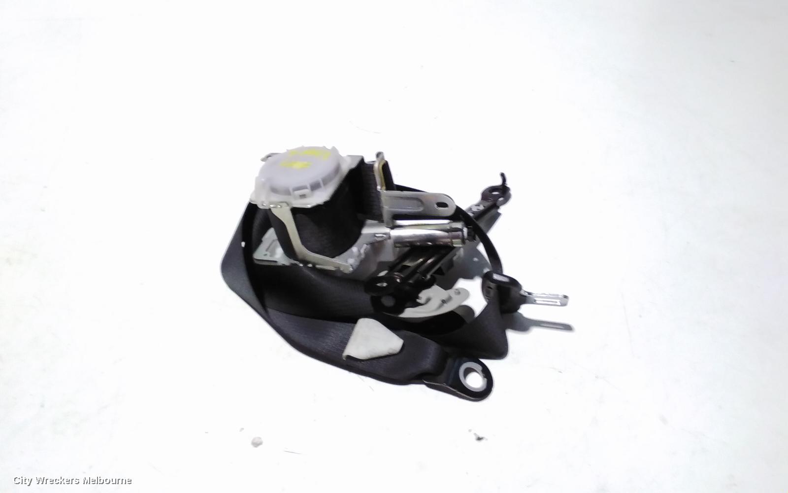 TOYOTA COROLLA SEATBELT/STALK, LH FRONT, SEAT BELT ONLY, ZRE172R, SEDAN, 12/2013 - 06/2019