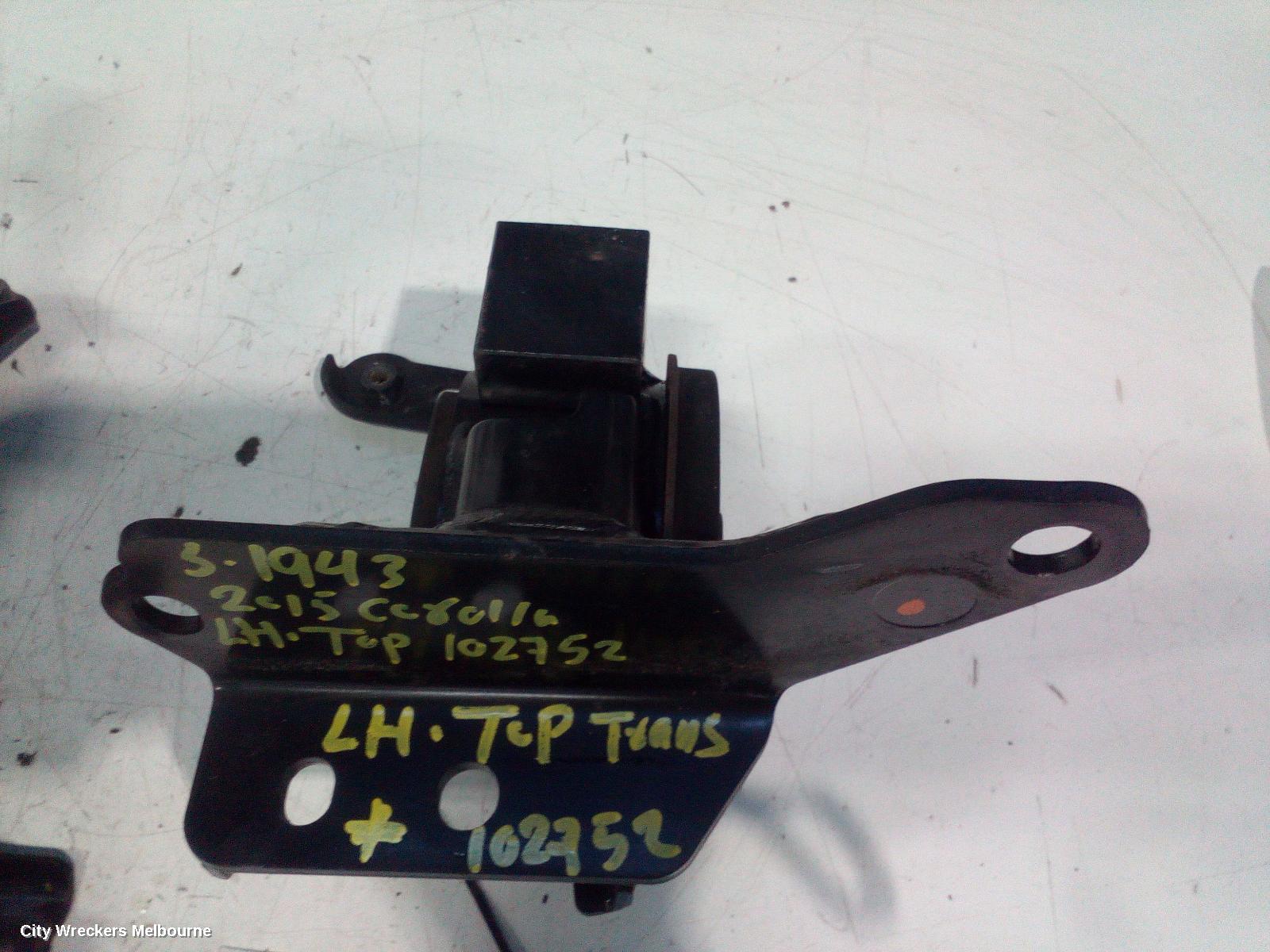 TOYOTA COROLLA MOUNT, ZRE172R REAR ENGINE FWD AUTO 12/2013 - 06/2019