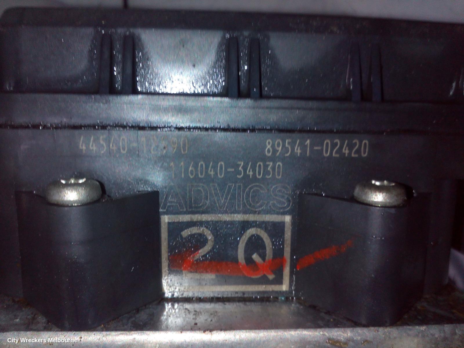 TOYOTA COROLLA ABS PUMP/MODULATOR, ZRE172R, SEDAN, 12/2013 - 06/2019
