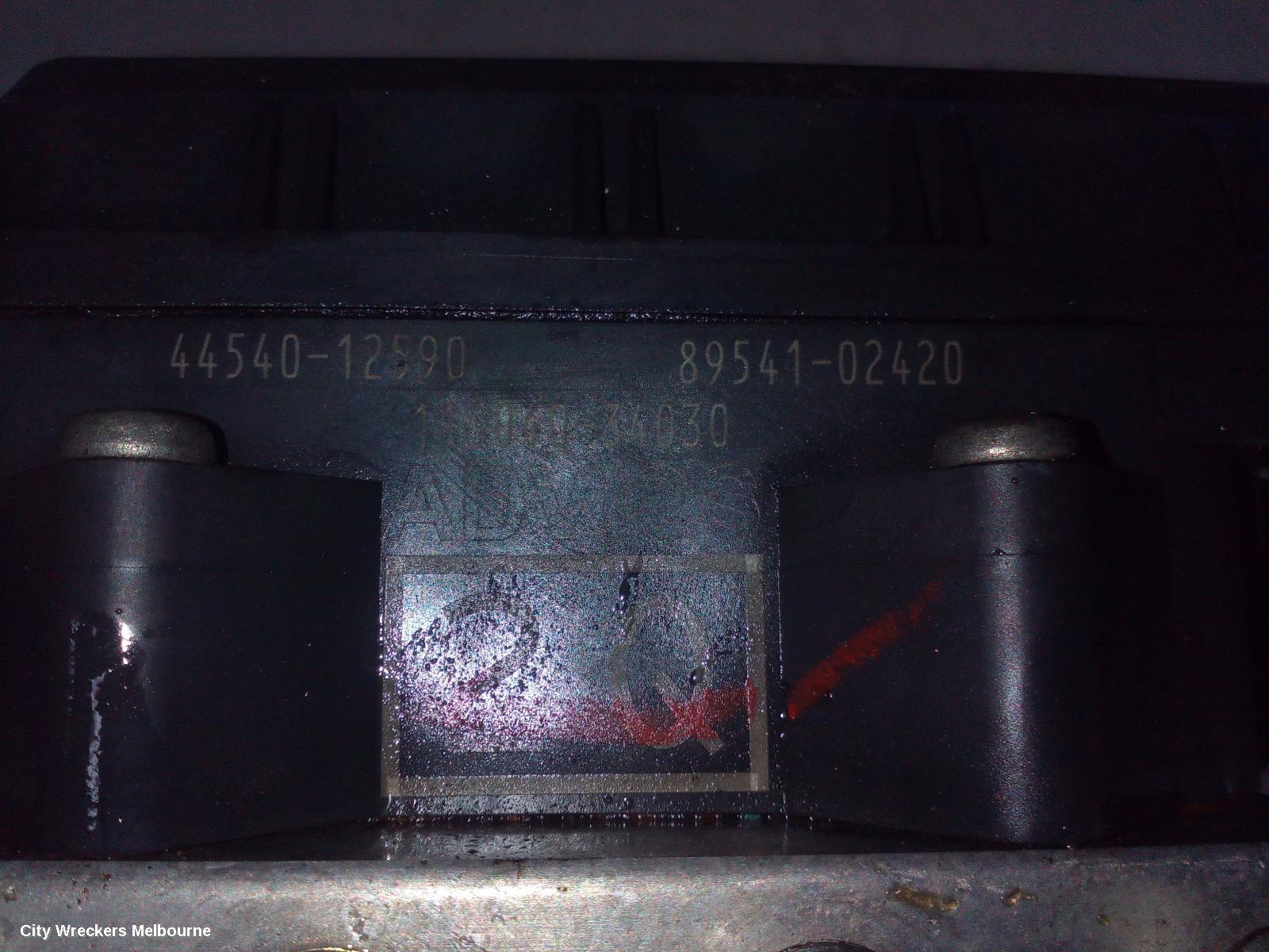TOYOTA COROLLA ABS PUMP/MODULATOR, ZRE172R, SEDAN, 12/2013 - 06/2019