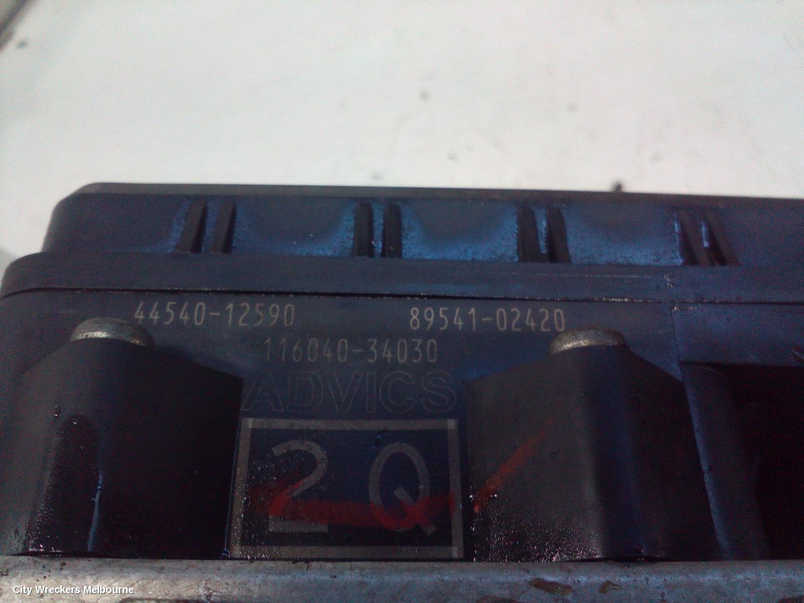 TOYOTA COROLLA ABS PUMP/MODULATOR, ZRE172R, SEDAN, 12/2013 - 06/2019