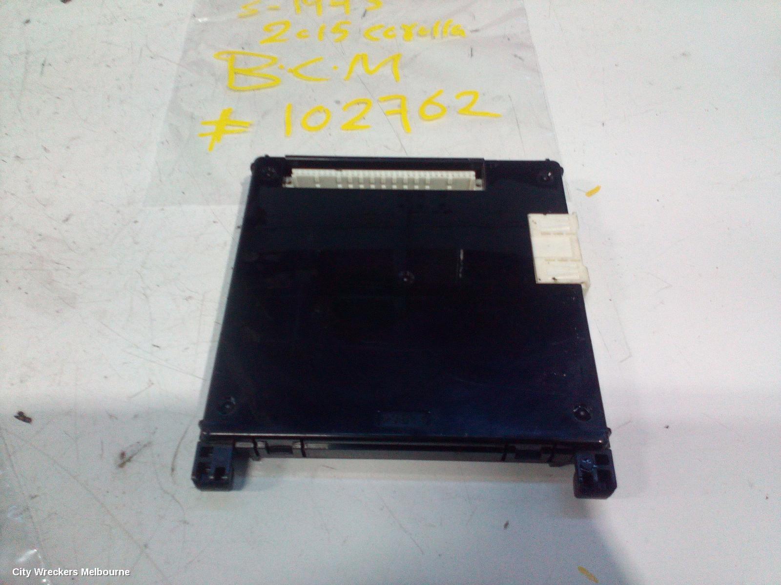 TOYOTA COROLLA ECU, BCM, ZRE172/20182R, 12/2013 - 06/2019