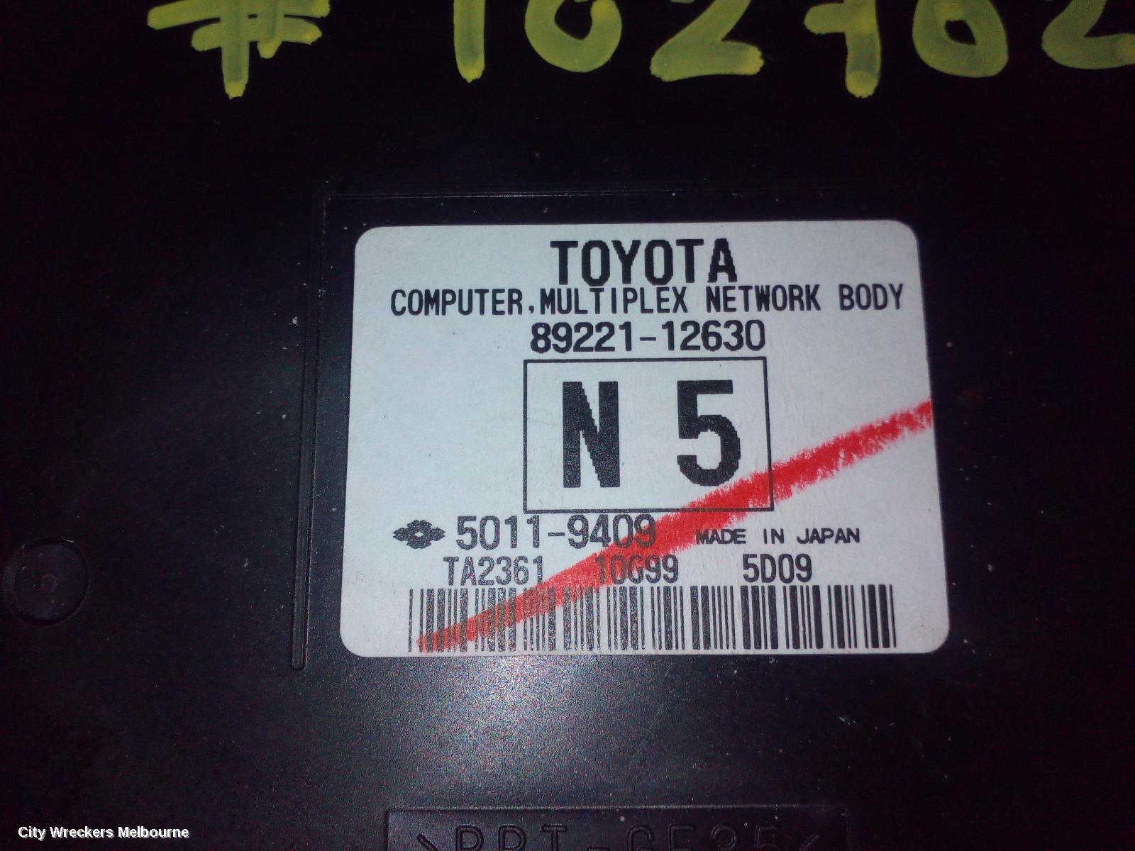 TOYOTA COROLLA ECU, BCM, ZRE172/20182R, 12/2013 - 06/2019