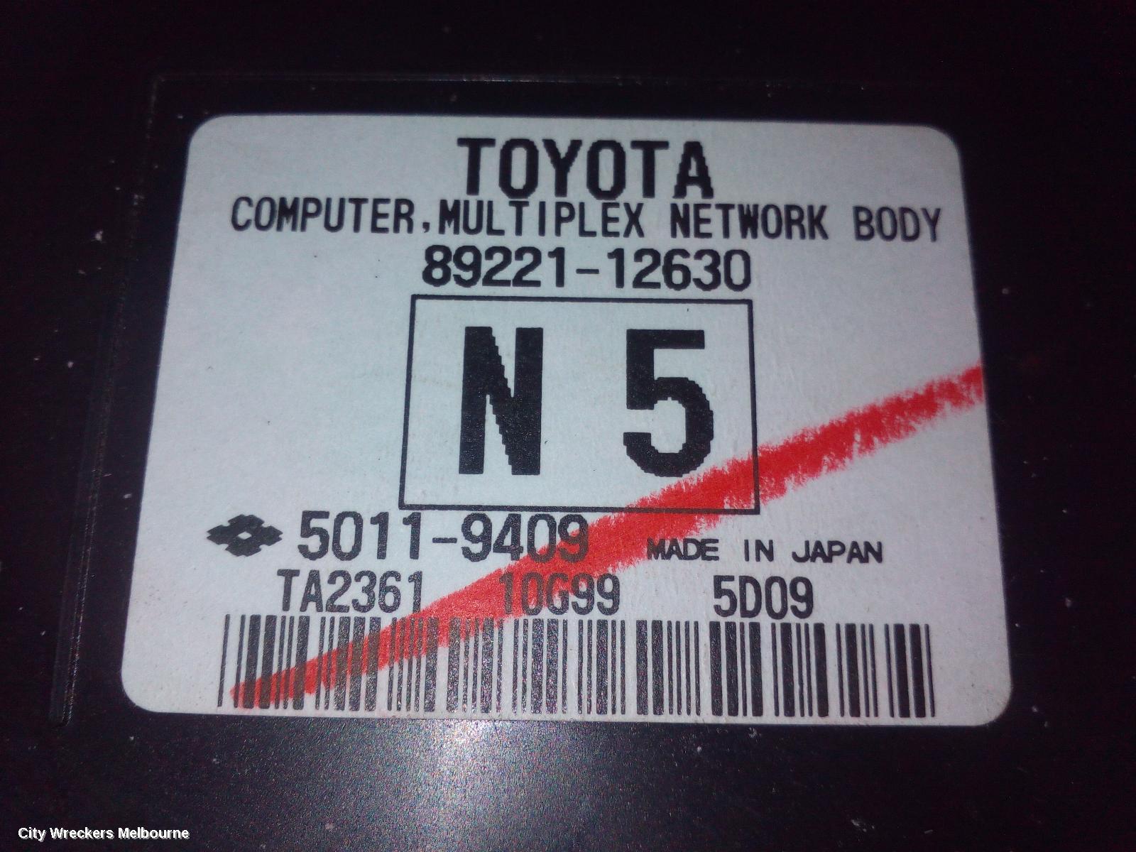 TOYOTA COROLLA ECU, BCM, ZRE172/20182R, 12/2013 - 06/2019