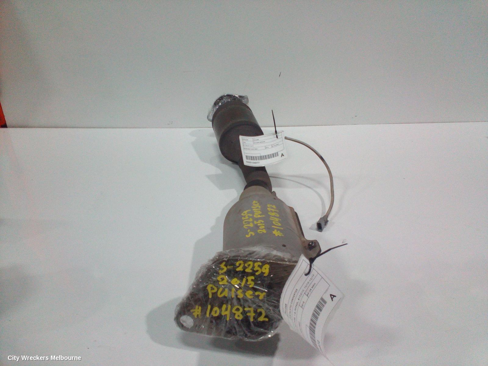 NISSAN PULSAR CATALYTIC CONVERTER, UNDER CAR-CAT TYPE, 1.8, PETROL, B17/C12, 12/2012 - 12/2017