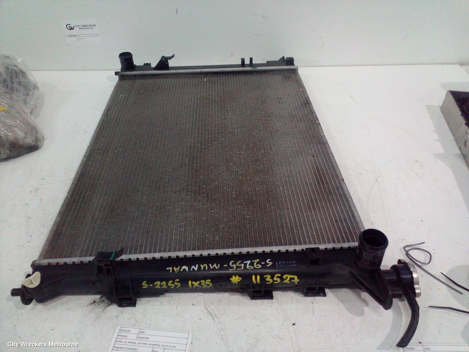 HYUNDAI IX35 RADIATOR, AUTO, 2.0, PETROL, SE TYPE, LM SERIES, 10/2012 - 01/2016