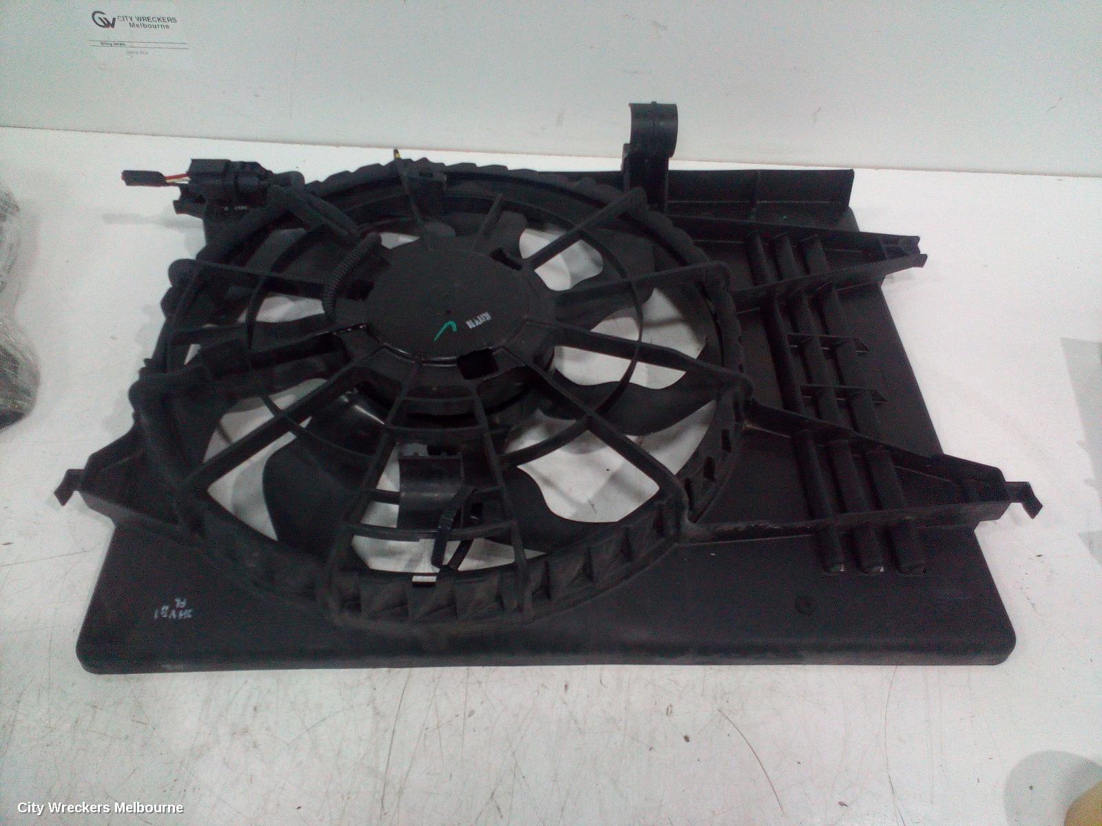 HYUNDAI IX35 FAN, RAD FAN, PETROL, SE (VIN TMAJ...), LM SERIES, 10/2012 - 01/2016