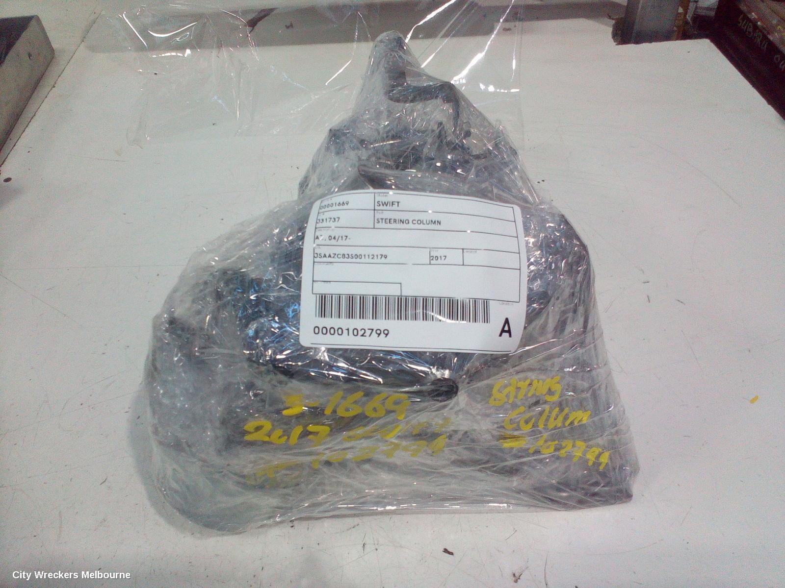 SUZUKI SWIFT STEERING COLUMN, AZ, 04/2017 - 03/2025