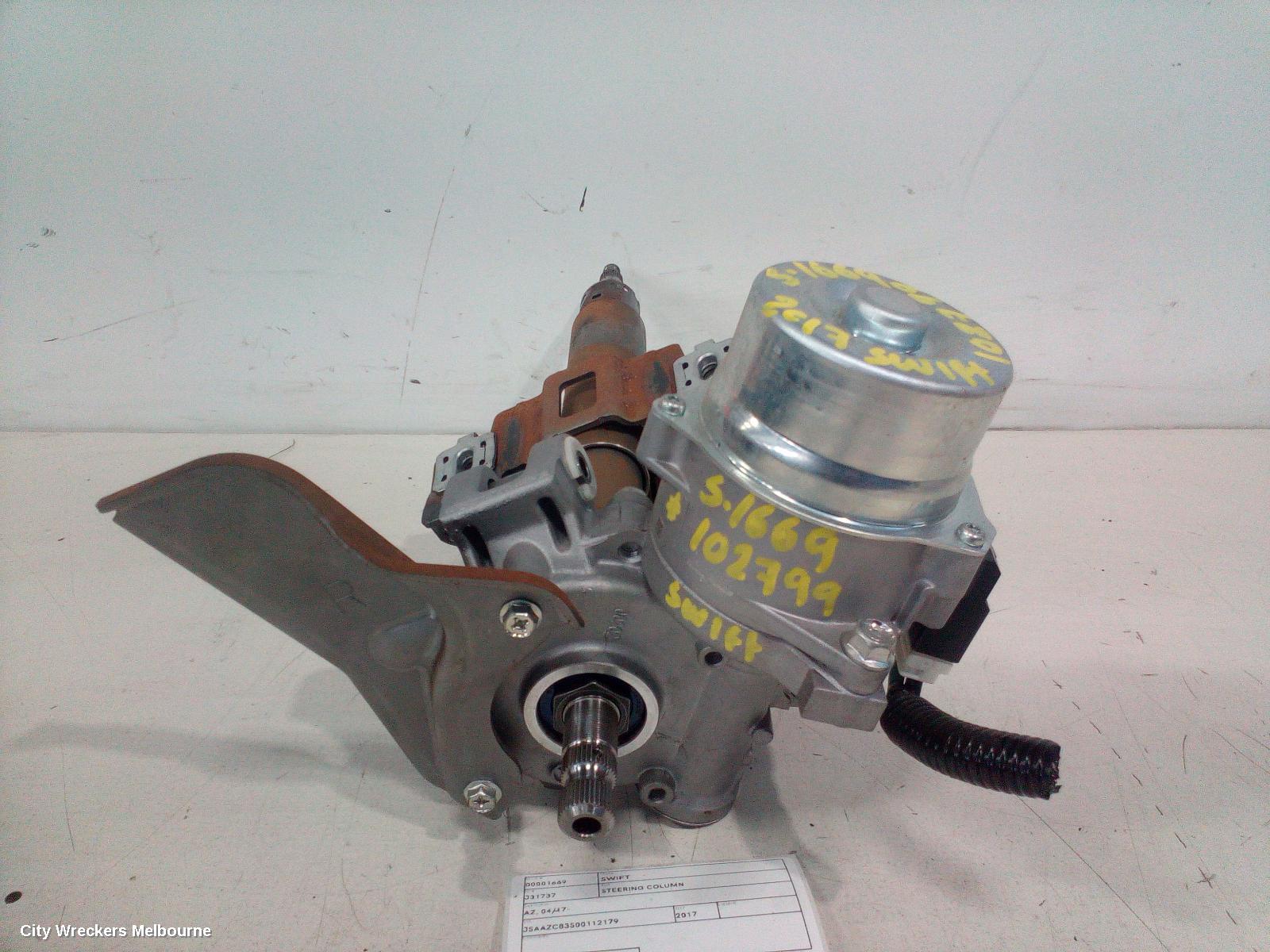 SUZUKI SWIFT STEERING COLUMN, AZ, 04/2017 - 03/2025