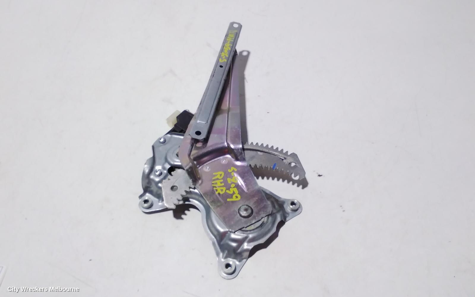 MITSUBISHI PAJERO RIGHT REAR WND REG/MOTOR, DOOR REG ASSY (REG AND MOTOR), QE, PAJERO SPORT, 10/2015 - 10/2019