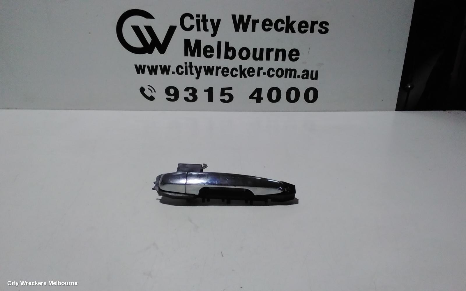 MITSUBISHI PAJERO DOOR HANDLE, OUTER, RH REAR, CHROME, NS-NX, 08/2006 - 04/2021