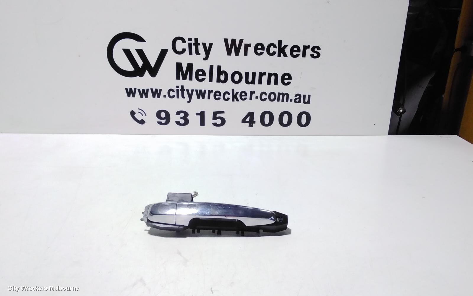 MITSUBISHI PAJERO DOOR HANDLE, OUTER, RH REAR, CHROME, NS-NX, 08/2006 - 04/2021