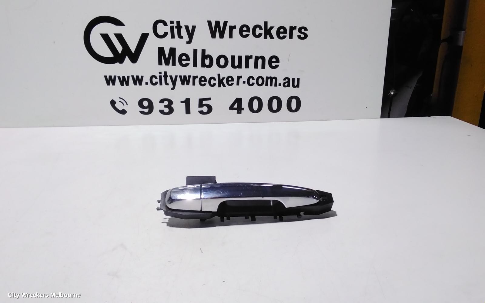 MITSUBISHI PAJERO DOOR HANDLE, OUTER, RH REAR, CHROME, NS-NX, 08/2006 - 04/2021