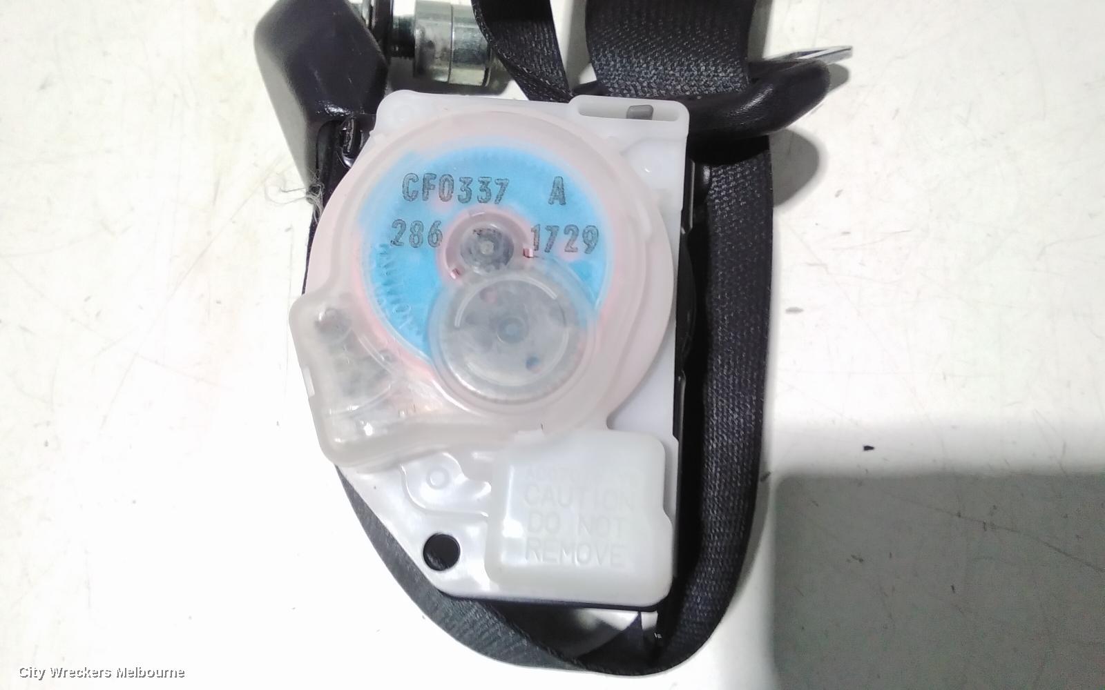 MITSUBISHI PAJERO SEATBELT/STALK, CENTRE REAR, SEAT BELT ONLY, PAJERO SPORT, QE-QF, 10/2015 ONWARDS
