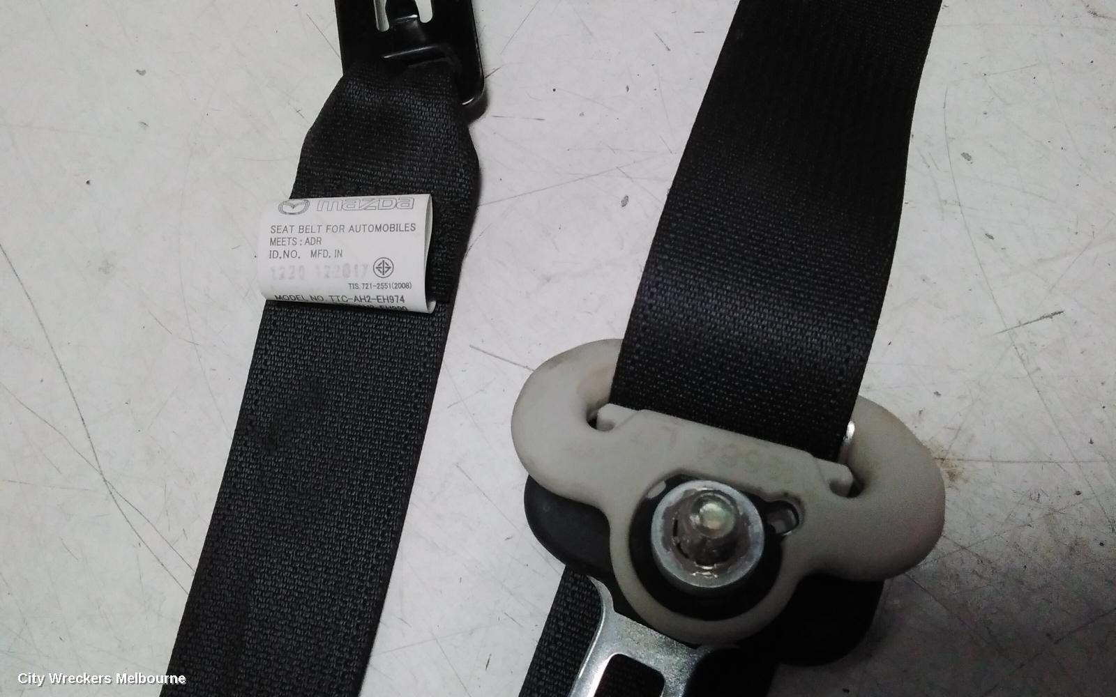 MAZDA 2 SEATBELT/STALK, LH FRONT, SEAT BELT ONLY, DJ/DL, SEDAN/HATCH, 09/2014 ONWARDS