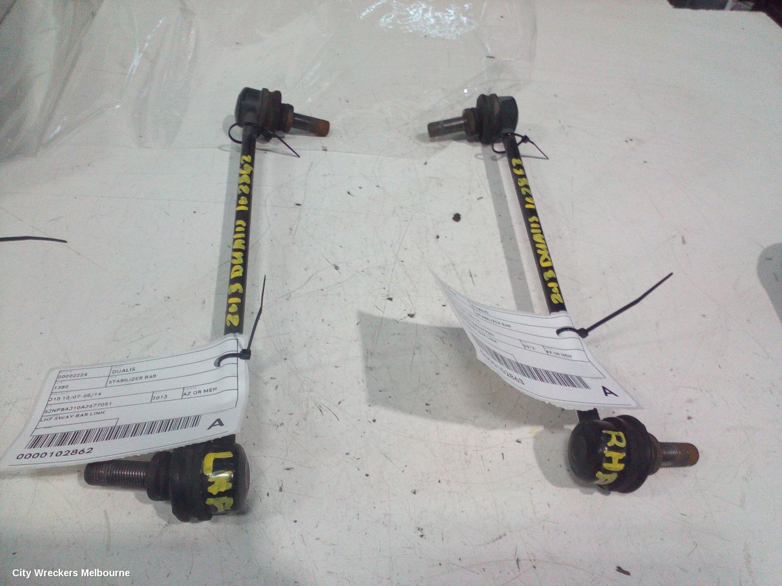 NISSAN DUALIS STABILISER BAR, J10 10/2007 - 05/2014