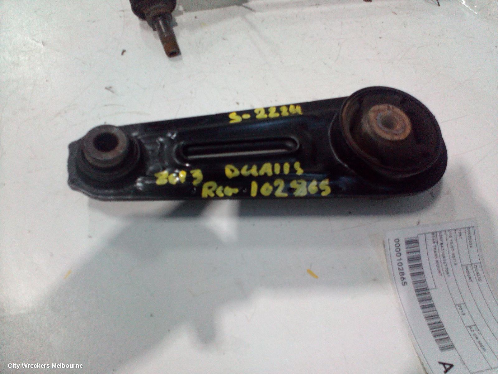 NISSAN DUALIS MOUNT, J10 10/2007 - 05/2014