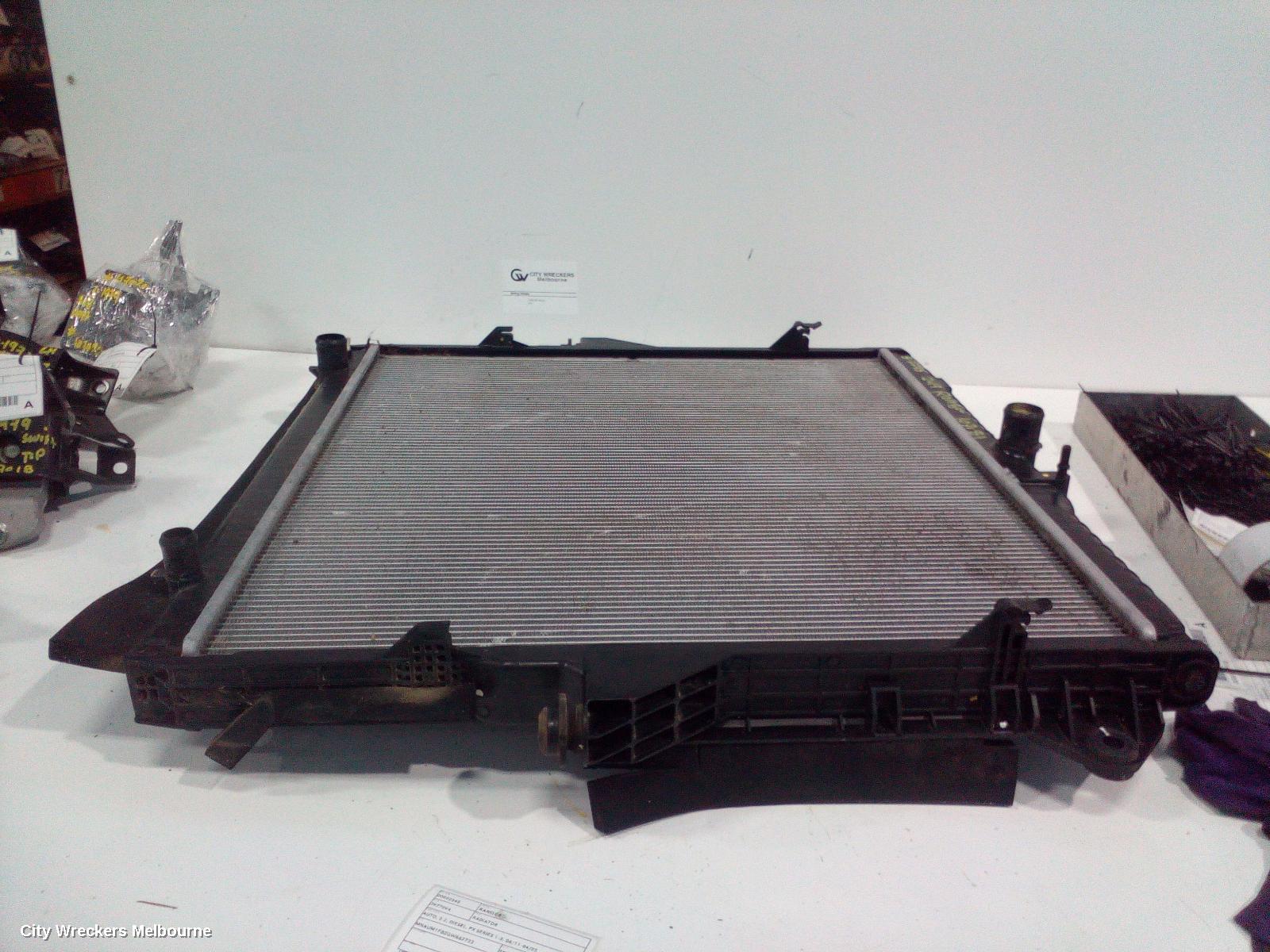 FORD RANGER RADIATOR, AUTO, 2.2, DIESEL, PX SERIES 1-3, 06/2011 - 04/2022