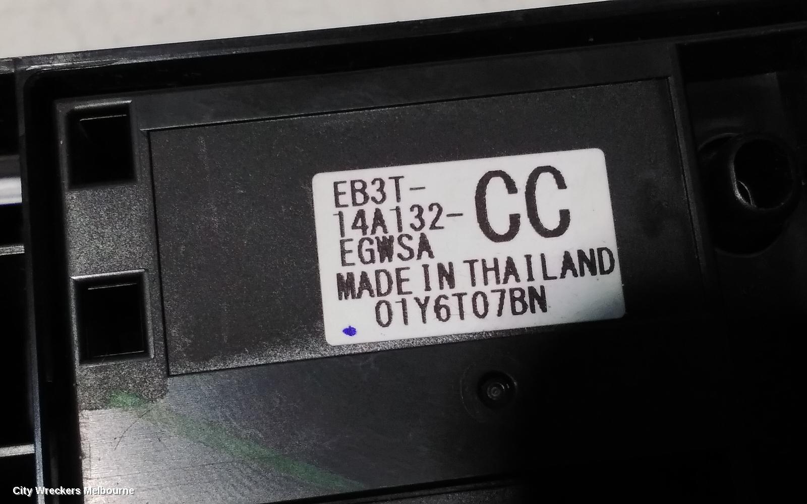 FORD RANGER PWR DR WIND SWITCH, RH FRONT (MASTER SWITCH), 2DR TYPE, PX, 06/2015 - 04/2022